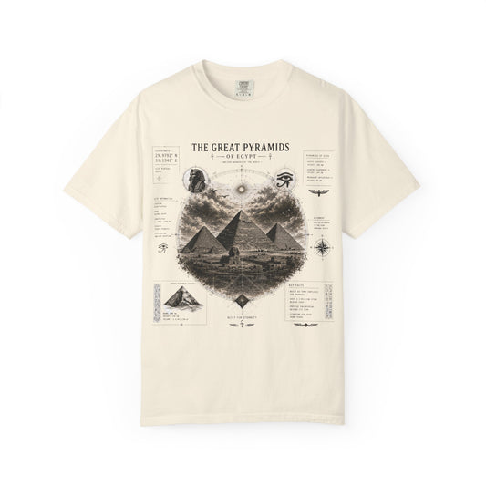 Pyramids Exploration T-Shirt — The Great Pyramids Vintage Graphic Tee