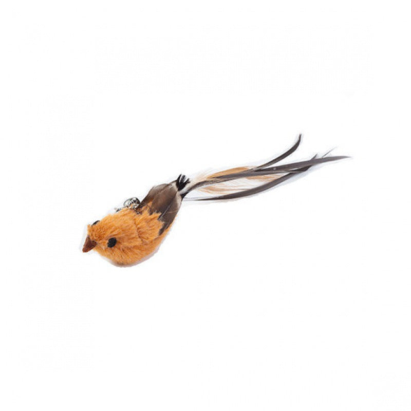 Interactive Feather Pole Toy for Cats