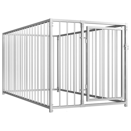 Outdoor dog kennel 100x200x100 cm